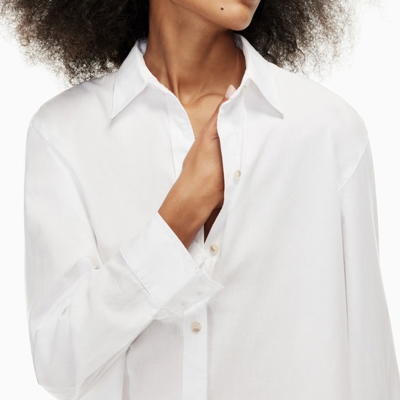 Aritzia Denim Forum The Jane Longsleeve Shirt - Picture 3 of 7